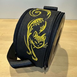 Sac chat brodé