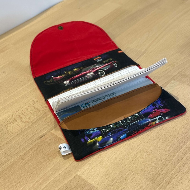 Range-chéquier rétro fait main – Accessoire pratique & vintage | Vinyle-Bag