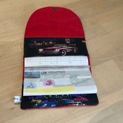 Range-chéquier rétro fait main – Accessoire pratique & vintage | Vinyle-Bag