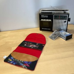 Range-chéquier rétro fait main – Accessoire pratique & vintage | Vinyle-Bag
