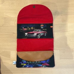 Range-chéquier rétro fait main – Accessoire pratique & vintage | Vinyle-Bag