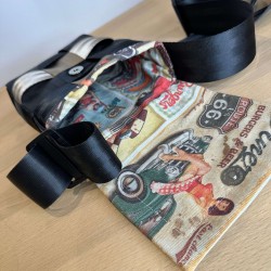 Sacoche en ceintures de sécurité recyclées – Vinyle-Bag