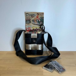 Sacoche en ceintures de sécurité recyclées – Vinyle-Bag