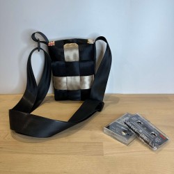 Sacoche en ceintures de sécurité recyclées – Vinyle-Bag