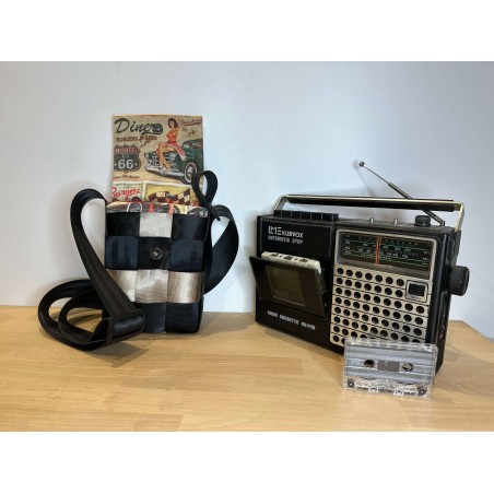 Sacoche en ceintures de sécurité recyclées – Vinyle-Bag