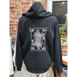 Veste brodée artisanale – Pièce unique | Vinyle-Bag