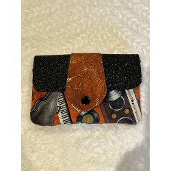 Porte-monnaie papillon guitare