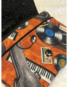 Porte-monnaie papillon guitare