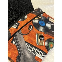 Porte-monnaie papillon guitare