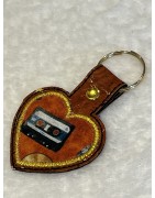 Porte-clé papillon guitare