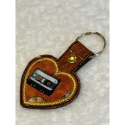 Porte-clé papillon guitare