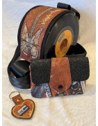 Porte-clé papillon guitare