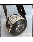 Sac en disque vinyle 45 tours Ride Free moto